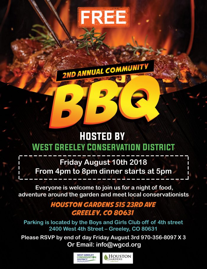 Please join us.. Aug 10th for our 2nd Annual BBQ - West Greeley ...